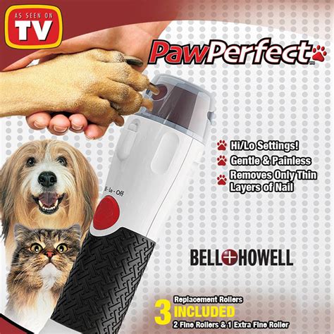 Paw perfect - Model # 2337 Store SKU # 1001628653. Start grooming like a pro in the comfort of your own home with Paw Perfect Pet Nail Groomer! This handy device is designed to file away long sharp nails for a smooth and safe finish. Cutting your pets nails can be a tricky task, but luckily with Paw Perfect Pet Nail Groomer helps to prevent …
